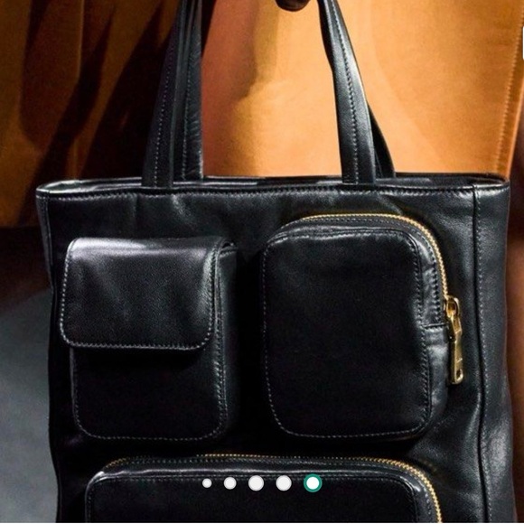 Miu Miu Brown Distressed Leather Crossbody Bag - Picture 5 of 6